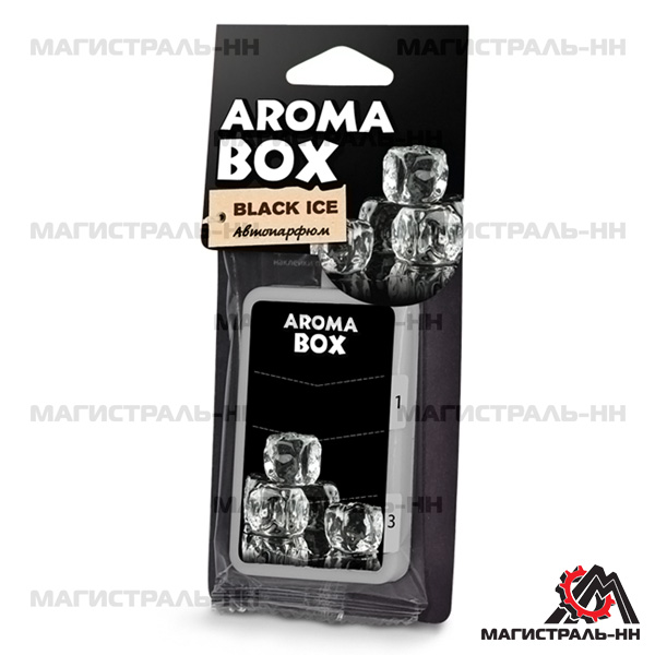 Ароматизатор FOUETTE "Aroma Box" подвесной "BLACK ICE" B-17