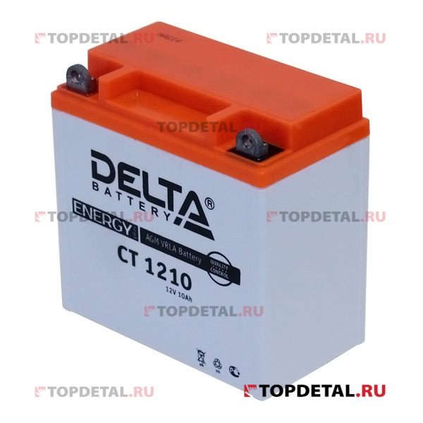 Аккумулятор 12СТ-10 DELTA п.п. пуск. ток 120 А (137*77*135)