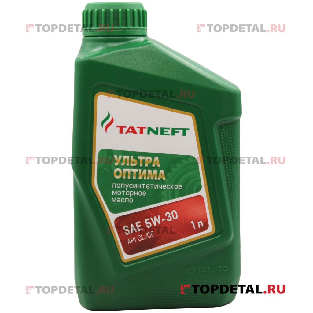 Масло Татнефть Ультра-Оптима моторное 5W30 (полусинтетика) 1л SL/CF