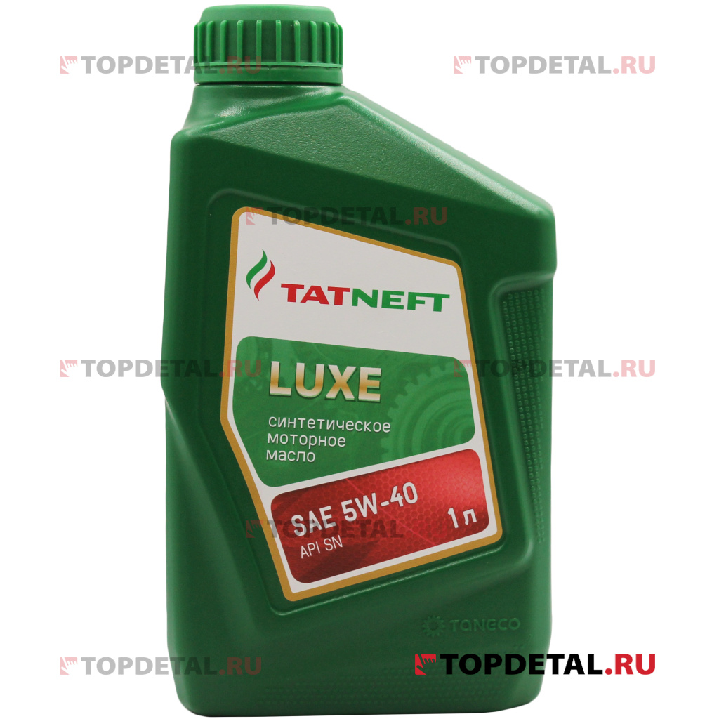 Масло Татнефть Luxe моторное 5W40 (синтетика) 1л SN