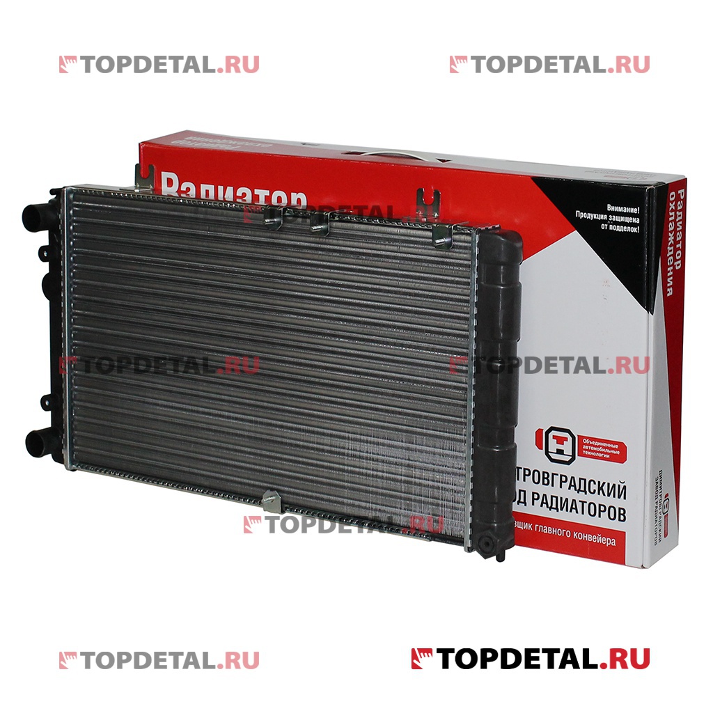Радиатор охлаждения (2-рядный) ВАЗ-1119 (ДЗА) (упак. ОАТ)