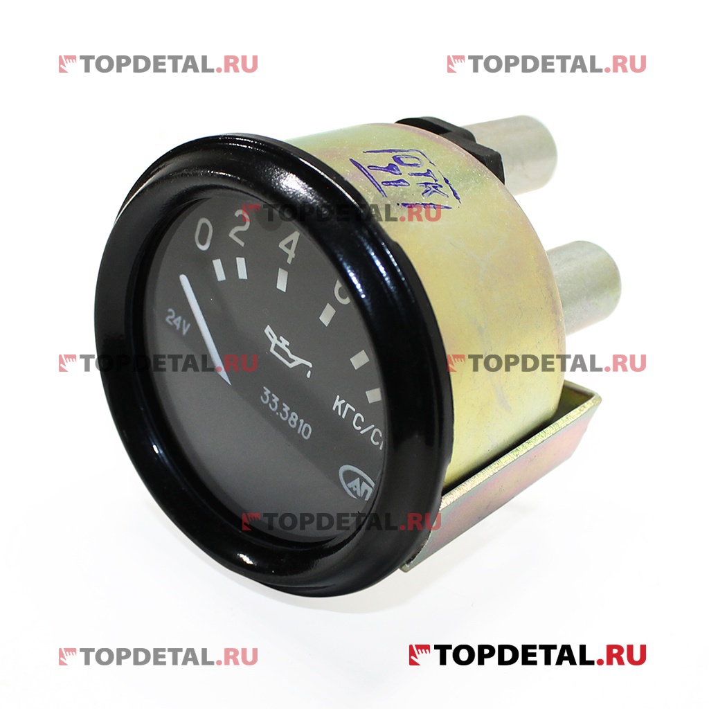 Указатель давления масла Камаз, МАЗ (33.3810) (10 кг/см2) (Владимир)