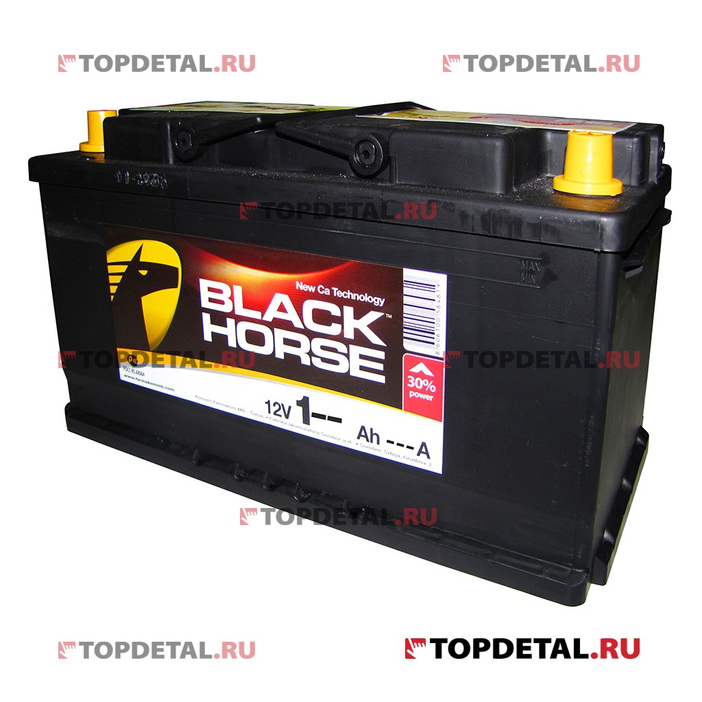Аккумулятор 6СТ-100 Black Horse о.п. пуск.ток 800 А (353*175*190) клеммы евро