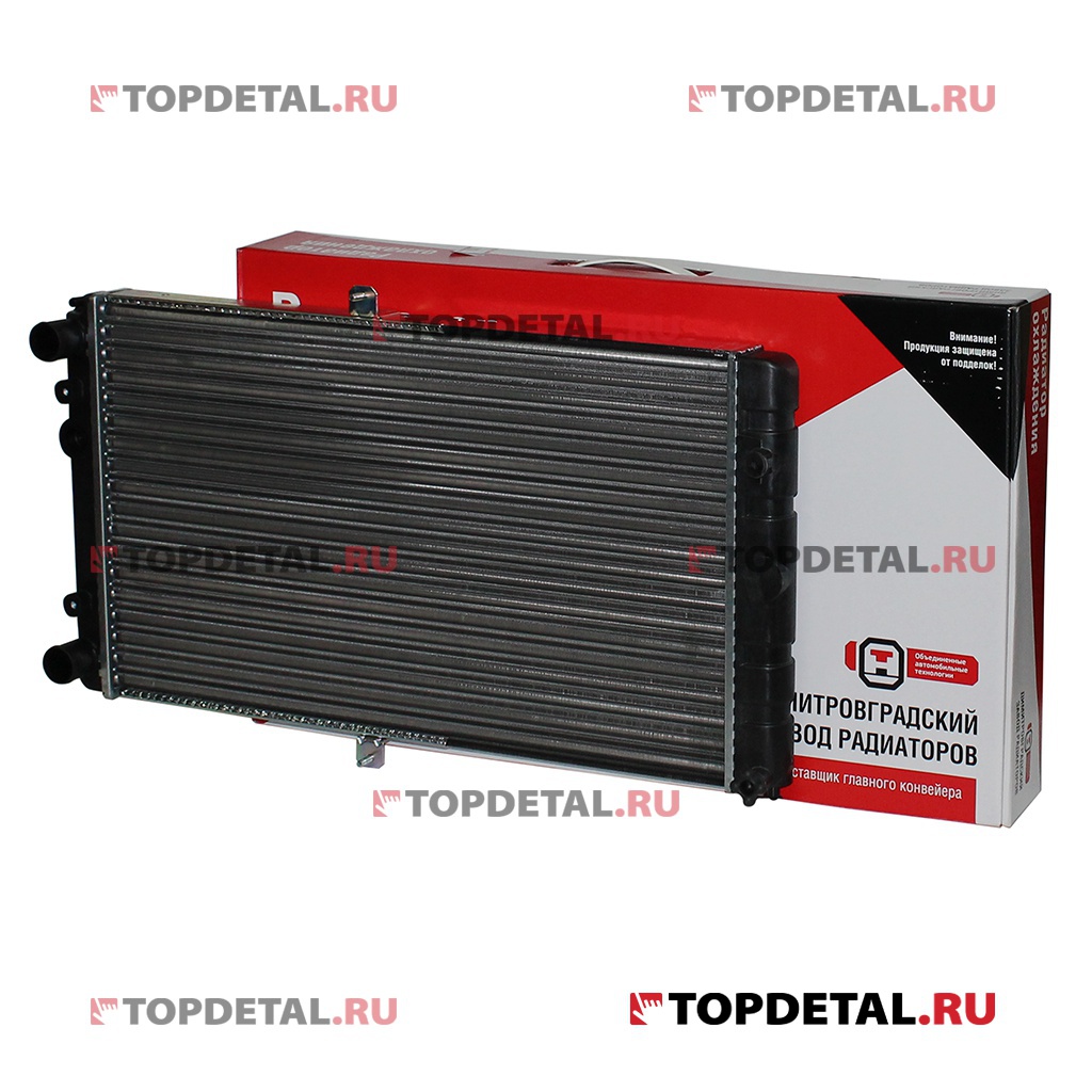 Радиатор охлаждения (2-рядный) ВАЗ-2110-11 карбюратор (ДЗР) (упак. ОАТ)