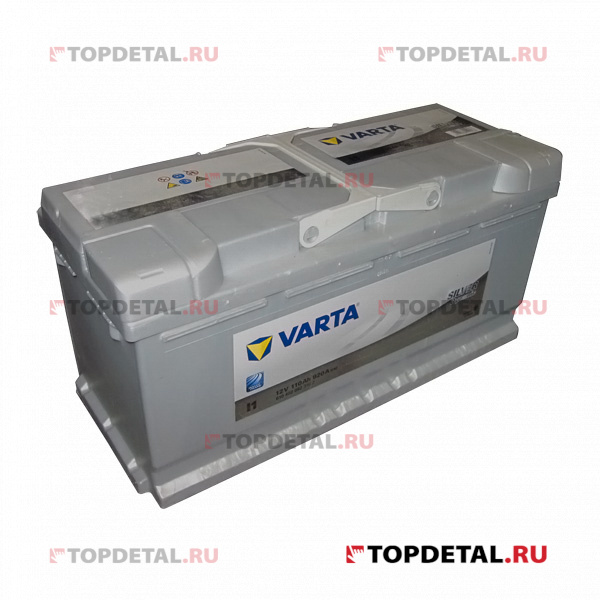 Аккумулятор 6СТ-110 VARTA Silver dynamiс о.п. пуск.ток 820 А (393х175х190) клеммы евро