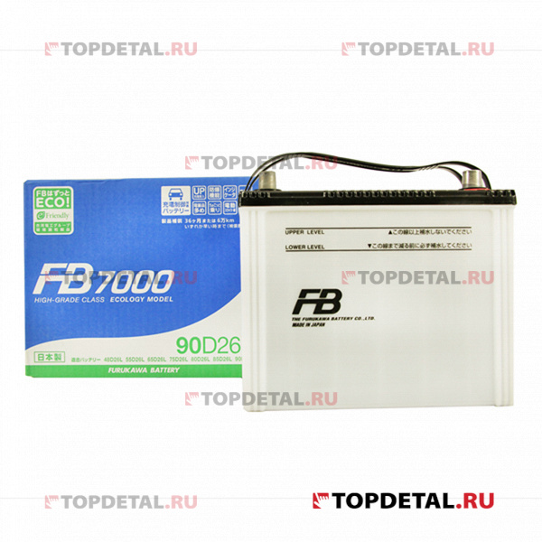 Аккумулятор 6СТ-73.0 Furukawa FB7000 о.п. пуск.ток 660 А (260*173*225) клеммы евро