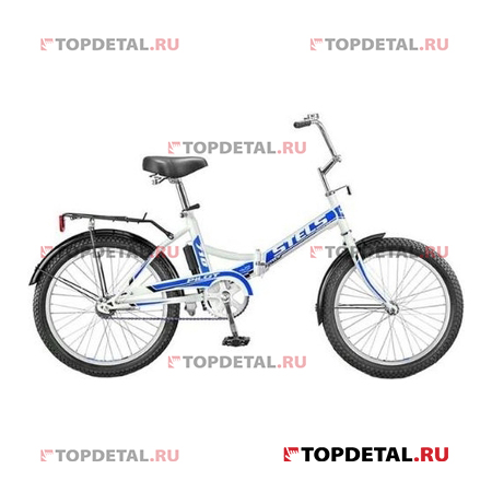 Велосипед 24 складной STELS Pilot 750 (2016) 6 скоростей рама сталь 16 белый/синий