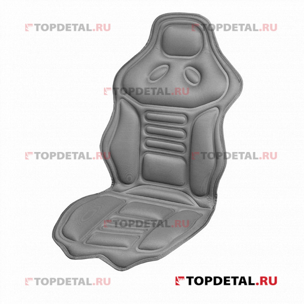 Накидка на сиденье с подогревом с терморегулятором (2 режима) 120х51см 2,5А-3А12V Серый SKYWAY