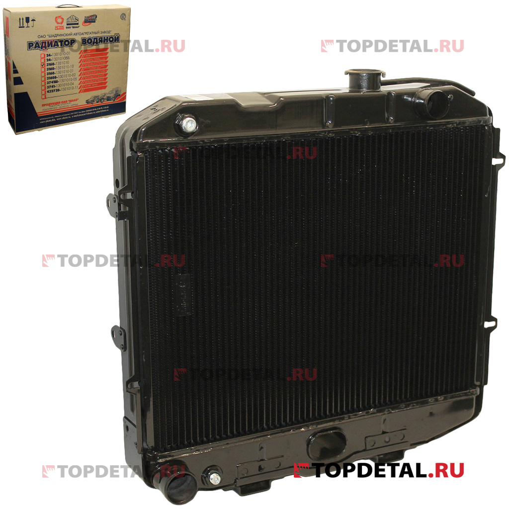 Радиатор охлаждения (3-рядный) УАЗ-3160, 3163 Patriot дв.409,421 Шадринск