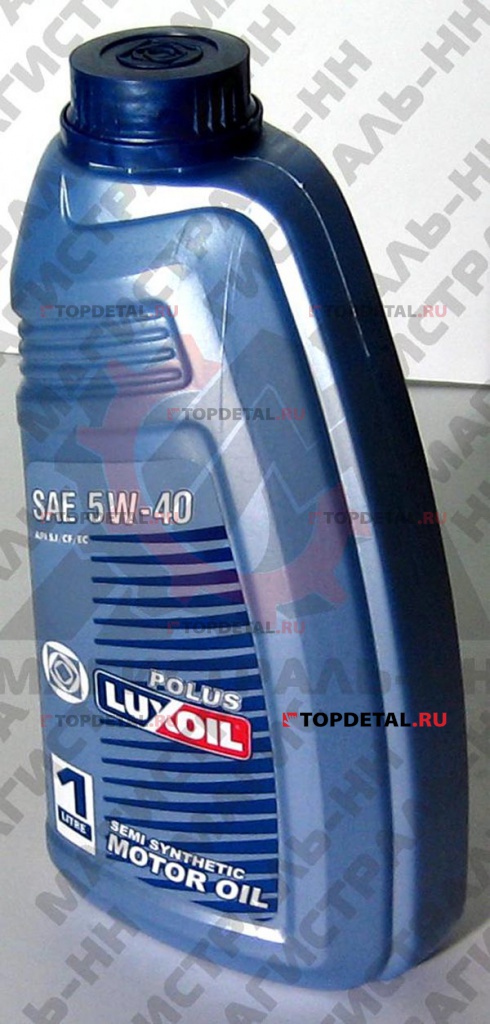 Масло "LUX-OIL" моторное 5W40 Люкс Полюс (SL/CF/EC) 1 л (полусинтетика)
