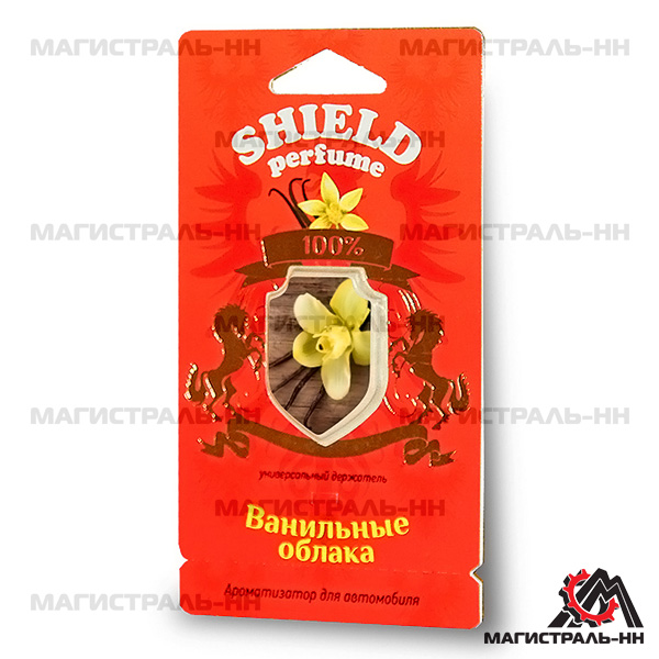 Ароматизатор FOUETTE "Shield perfume" мембранный "Ванильные облака" S-1 
