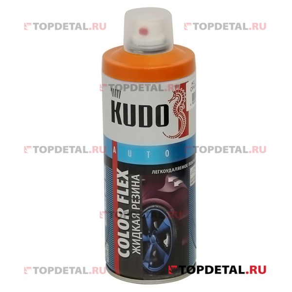 Жидкая резина (многофункциональное резиновое покрытие) оранжевая 520 мл аэрозоль KUDO