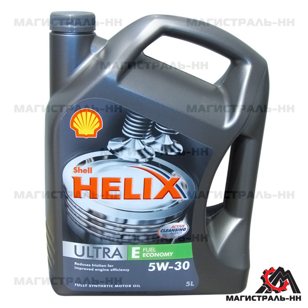 Масло Shell моторное 5W30 Helix Ultra E 5 л (синтетика) - снято с произ-ва