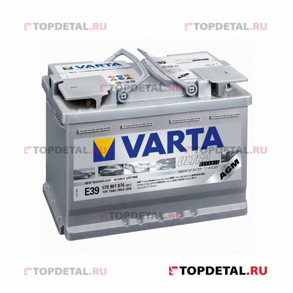 Аккумулятор 6СТ-70 VARTA Silver Dynamic AGM о.п. пуск.ток 760 А (278х175х190) клеммы евро