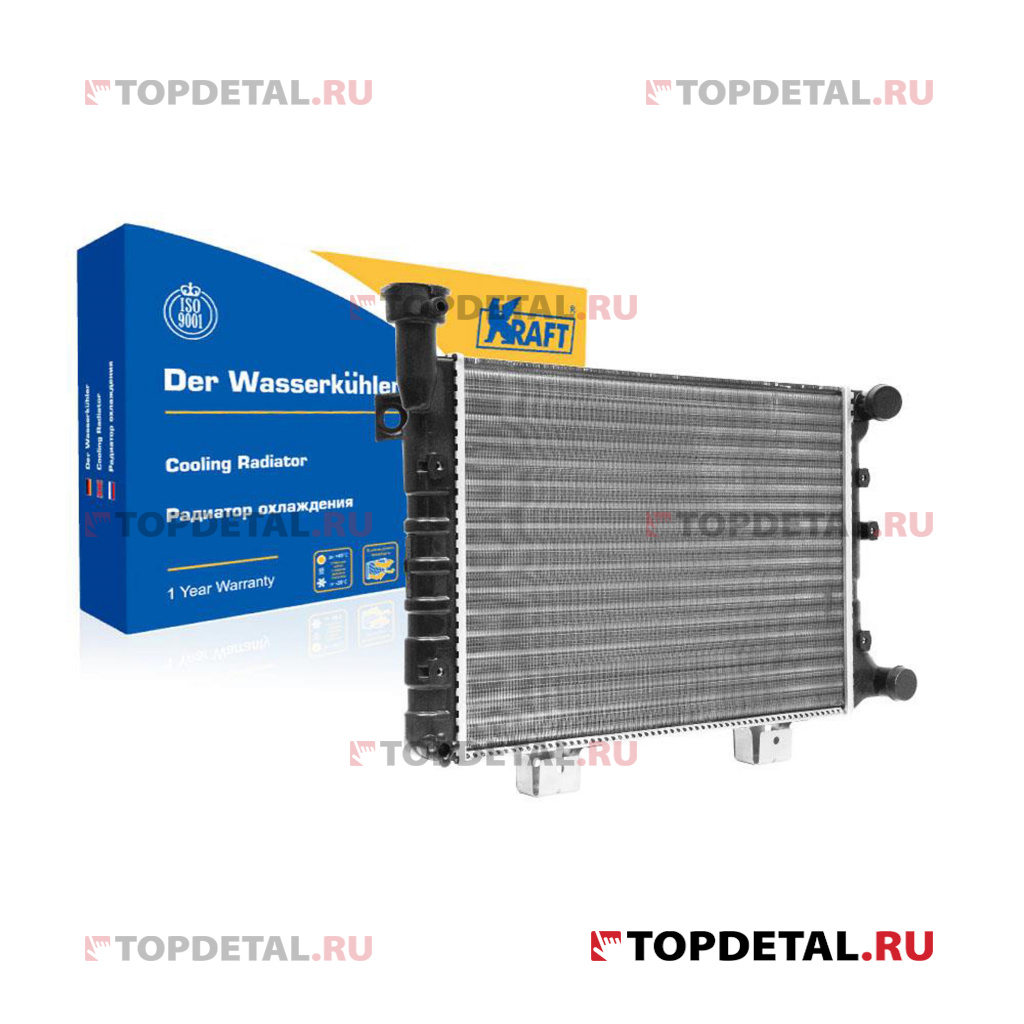 Радиатор охлаждения (2-рядный) ВАЗ-21043, 21073 с ЭСУД KRAFT