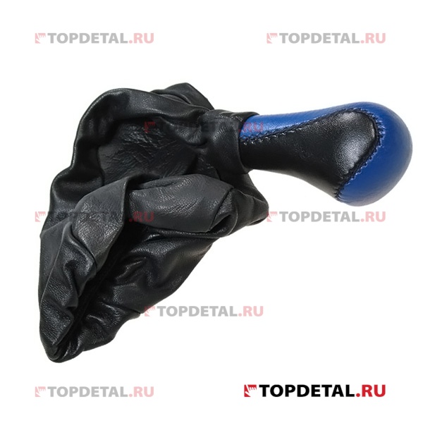 Ручка КПП ВАЗ-2101-2107 (кожа) (синий)