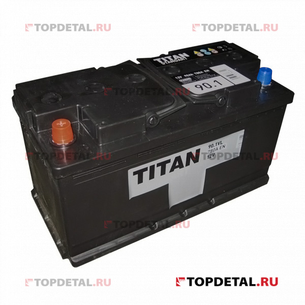 Аккумулятор 6СТ-90.1 TITAN Standart п.п. пуск.ток 780 А (352*175*190) клеммы евро
