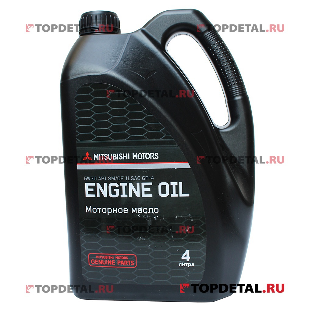 Масло MITSUBISHI моторное 5W30 Genuine Oil SN/CF 4 л (синтетика)
