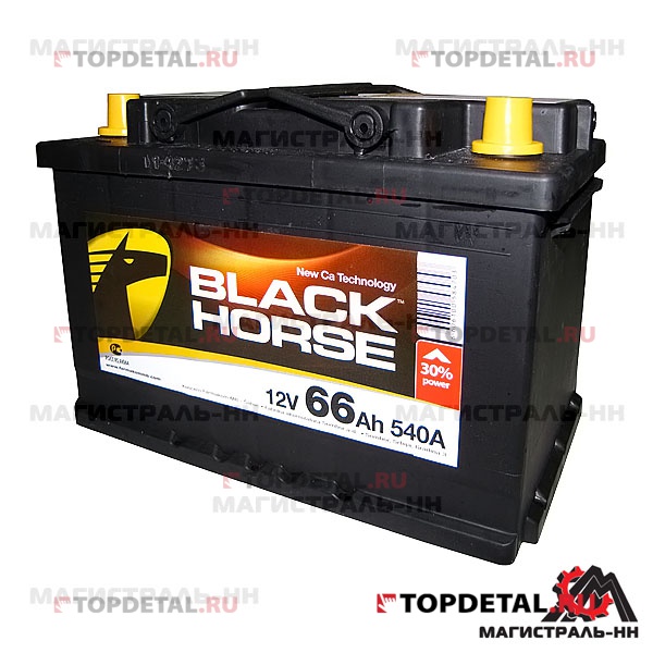 Аккумулятор 6СТ-72 Black Horse п.п. пуск.ток 640 А (278*175*190) клеммы евро