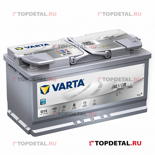 Аккумулятор 6СТ-95 VARTA Silver AGM о.п. пуск.ток 850 А (353х175х190) клеммы евро
