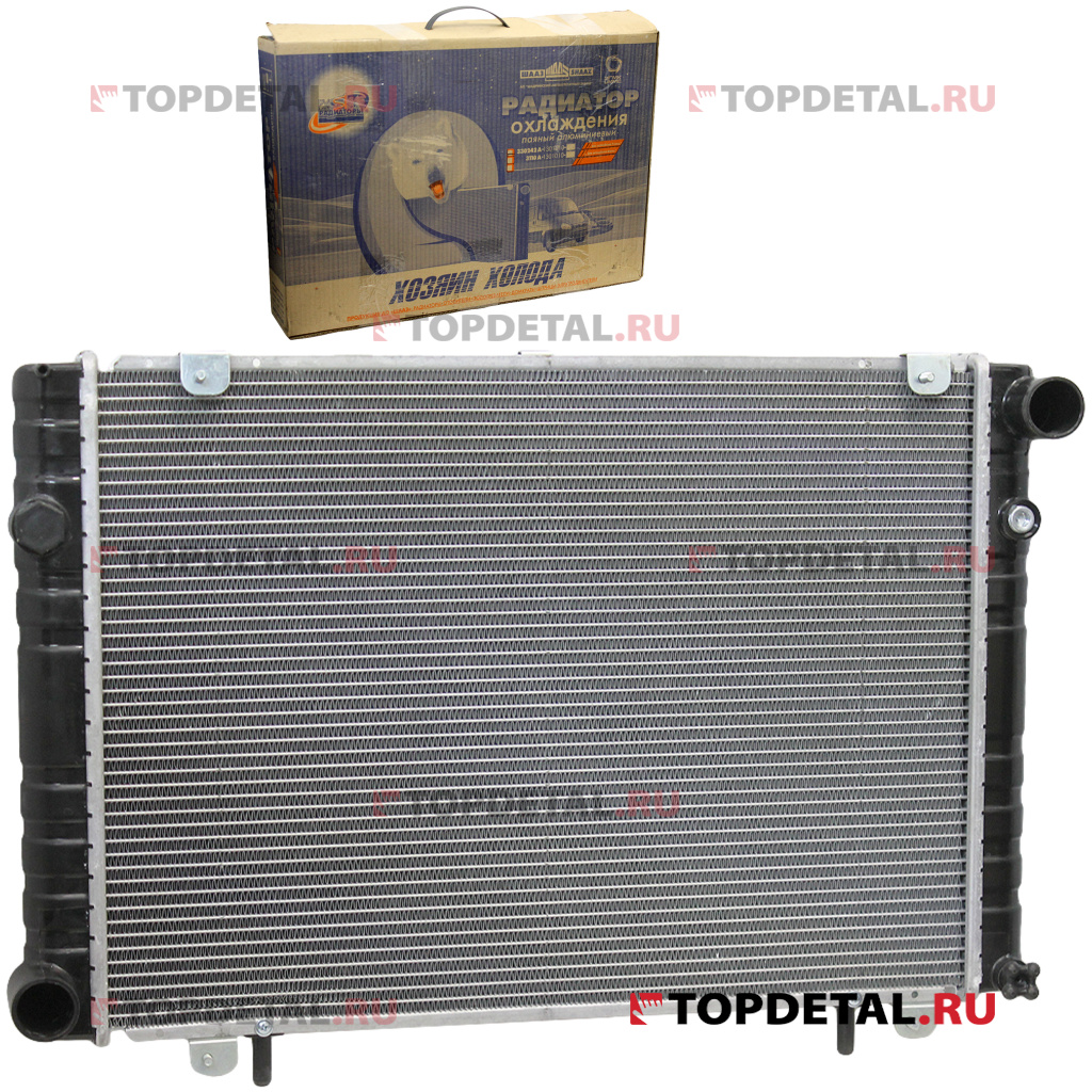 Радиатор охлаждения (1-рядный) Г-3302 дв.4063,4216 с 2008 г.в. (Nocolok) Шадринск