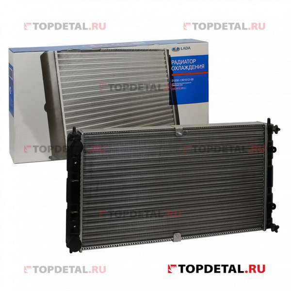Радиатор охлаждения (2-рядный) ВАЗ-2123, 2120 алюминиевый (фирм. упак. LADA)