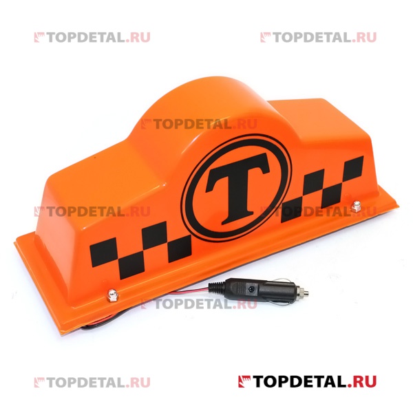 Знак "Такси" Т-777 фигурный оранжевый с подсветкой на магнитах