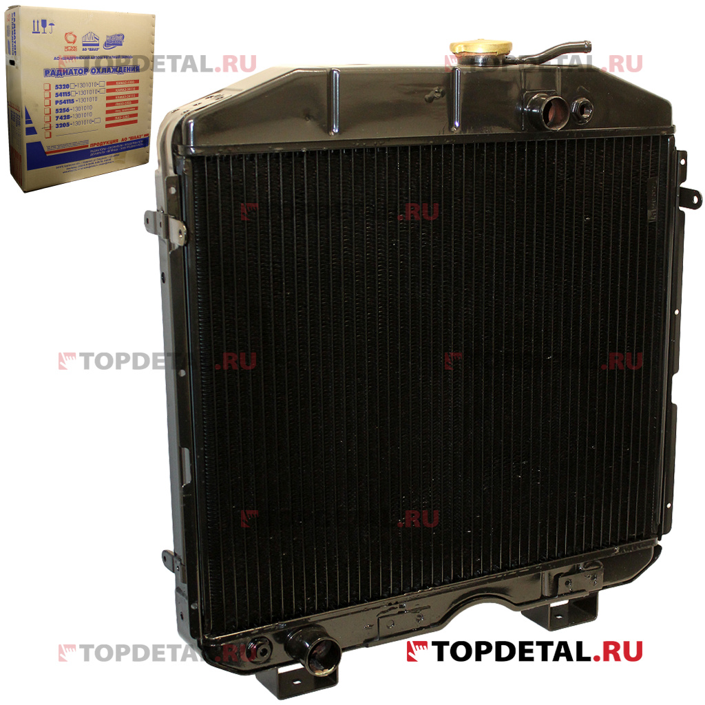 Радиатор охлаждения (4-рядный) ПАЗ-3205 (бензин.дв.) Шадринск
