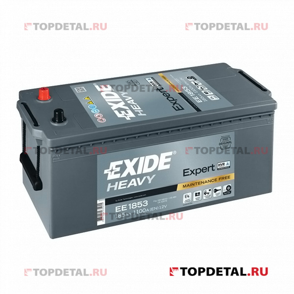 Аккумулятор 6СТ-185 EXIDE HEAVY EXPERT п.п. пуск.ток 1100 А (513х223х223) клеммы евро EE1853