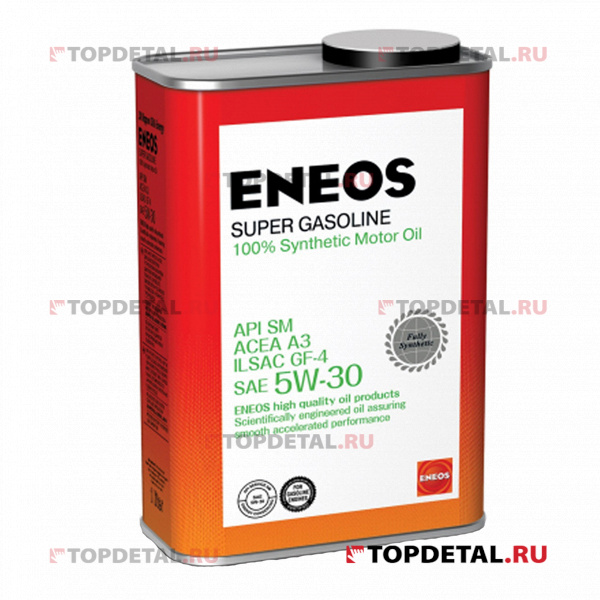 Масло ENEOS моторное 5w30 Super Gasoline SM 0,94л (синтетика) выводится см 525314