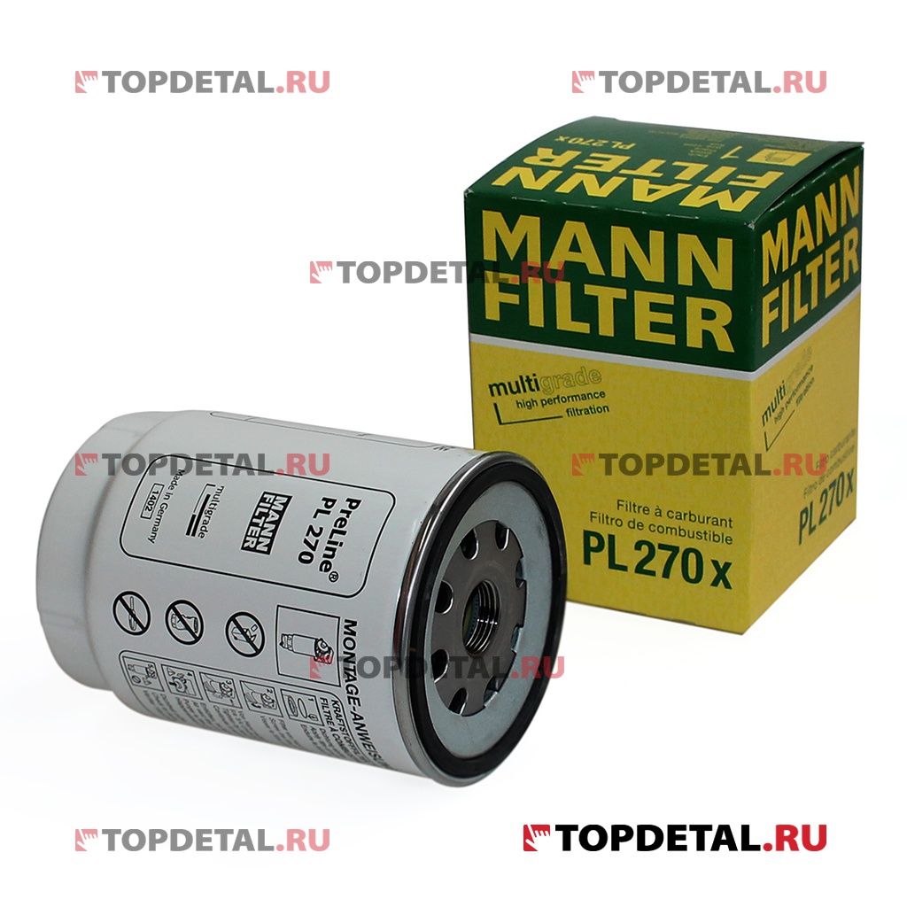Фильтр предварительной очистки топлива,в сборе  дв.245 Евро-3 (MANN) (насос ручной подкачки)