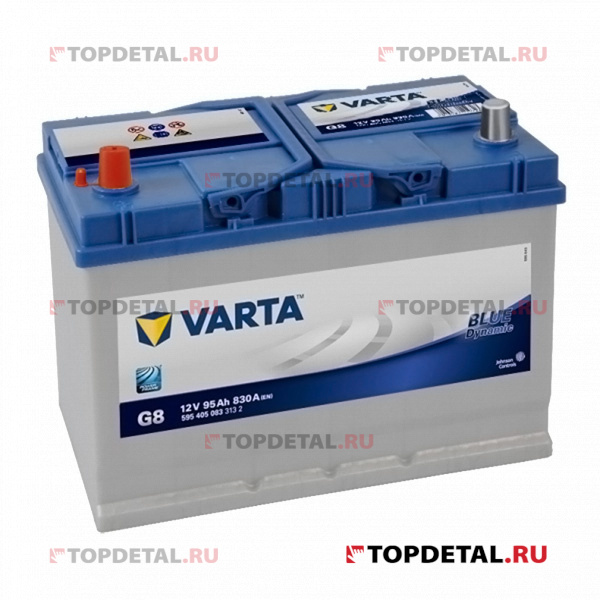 Аккумулятор 6СТ-95 VARTA Blue Dynamic G8 п.п. пуск.ток 830 А (306х173х225) клеммы евро