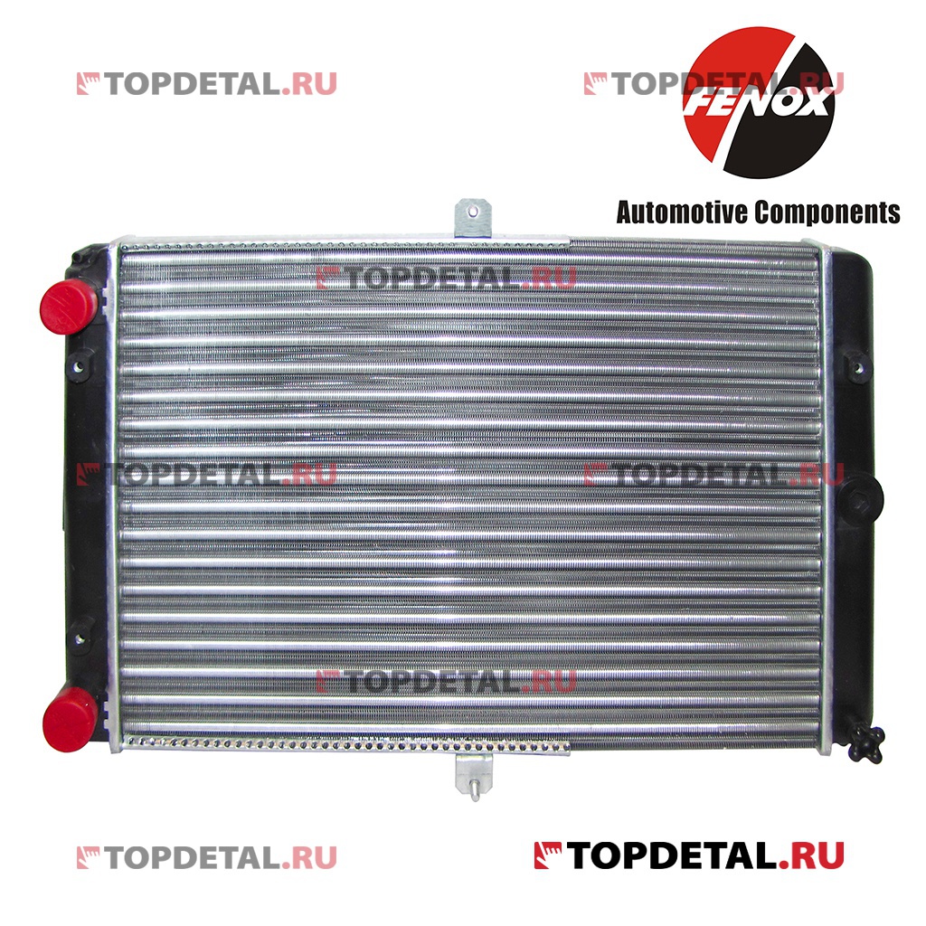 Радиатор охлаждения (2-рядный) ВАЗ-2108-99,2113-15 (алюминиевый) (RC00004 O7) Фенокс