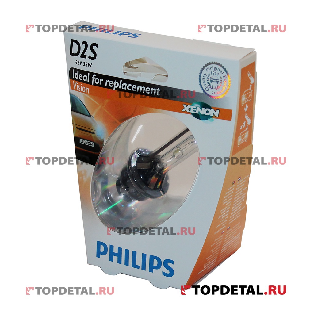Лампа ксеноновая D2S 85В 35Вт P32d-2 Vision Philips