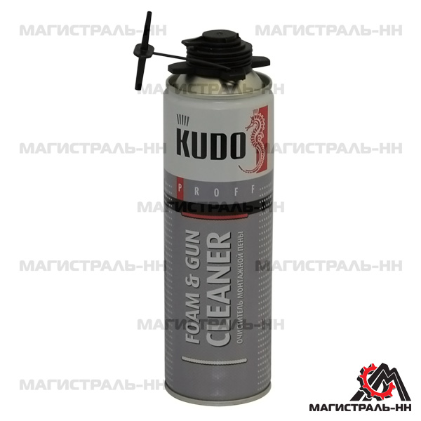 Очиститель монтажной пены KUDO FOAM&GUN CLEANER 650 мл (серия HOME)