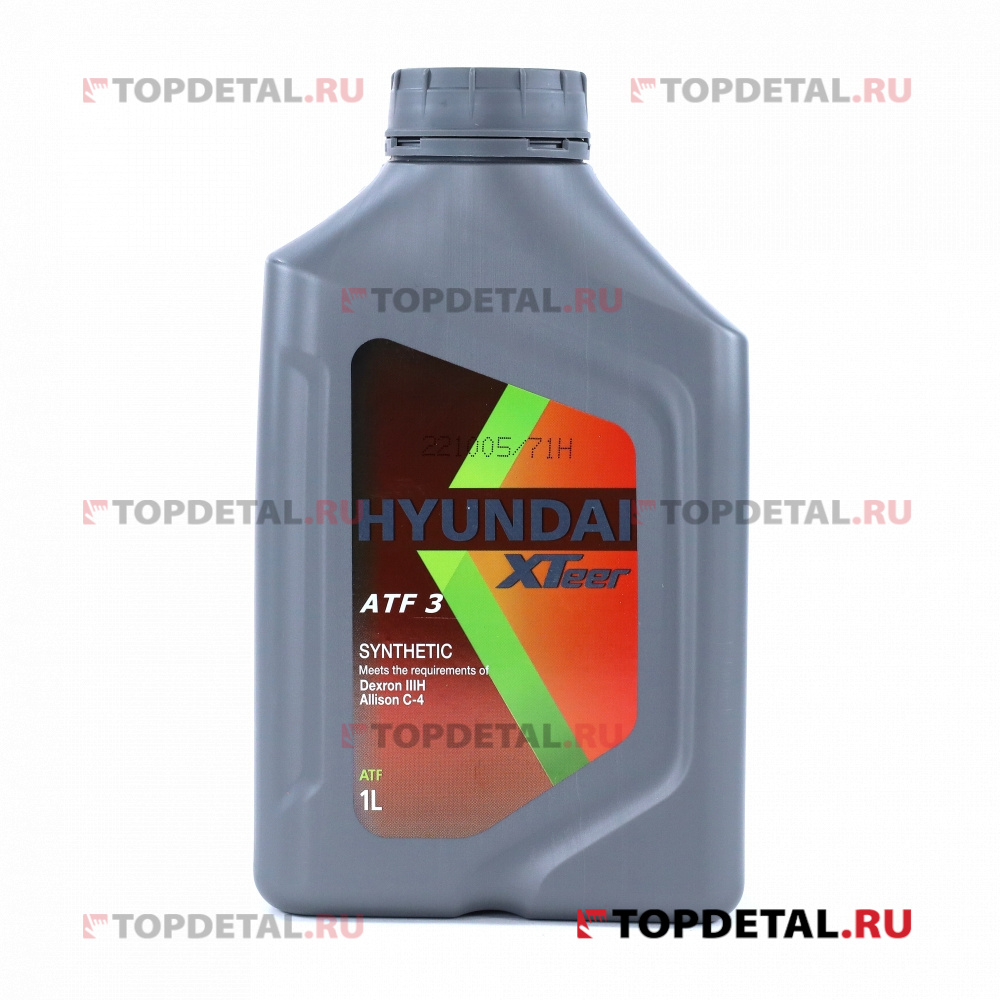 Масло HYUNDAI XTeer трансмиссионное ATF 3 1 л (синтетика)