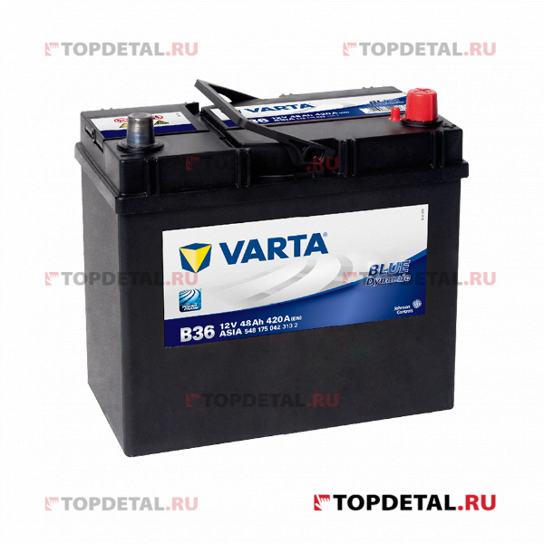 Аккумулятор 6СТ-48 VARTA Blue Dynamic о.п. пуск.ток 420 А (238х129х227)
