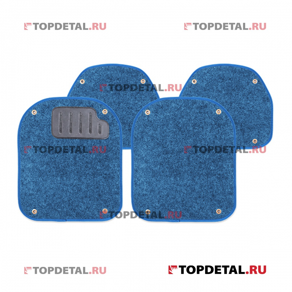 Вкладыши ковролиновые AUTOPROFI, для ковриков TER-500i (к-т 4 шт), синий