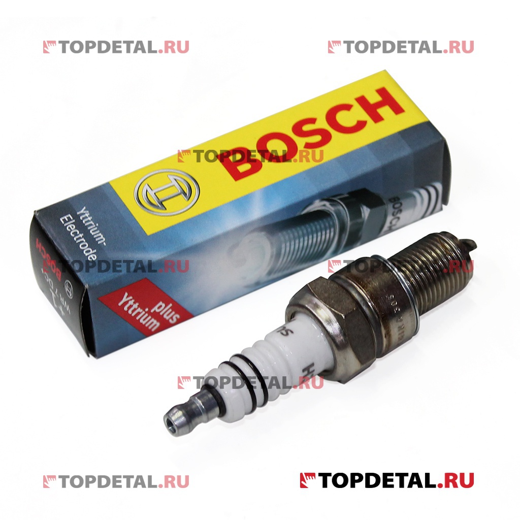 Свеча BOSCH Super Plus WR7DC+ 0,8 мм. бл.4шт. дв.4216,40522, ВАЗ- 2108-21099, 2110  (карбюратор)