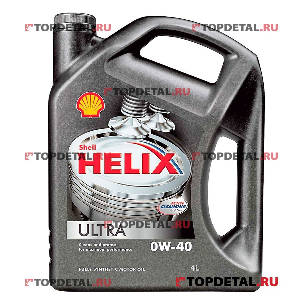 Масло Shell моторное 0W40 Helix Ultra A3/B3, A3/B4, SN/CF 4л  (синтетика)