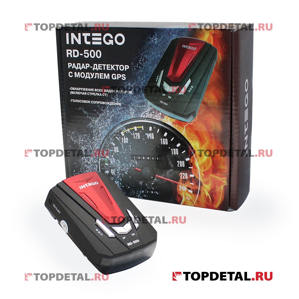 Радар-детектор + GPS-информатор автомобильный INTEGO RD-500
