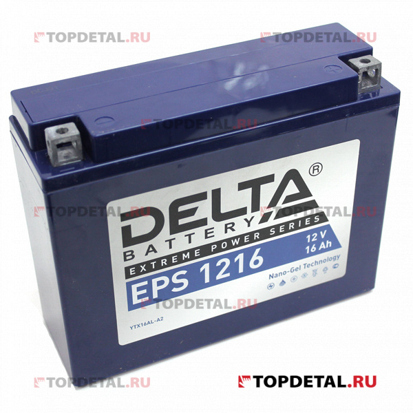 Аккумулятор 12СТ-16 DELTA о.п. пуск. ток 230 А (205*70*162)