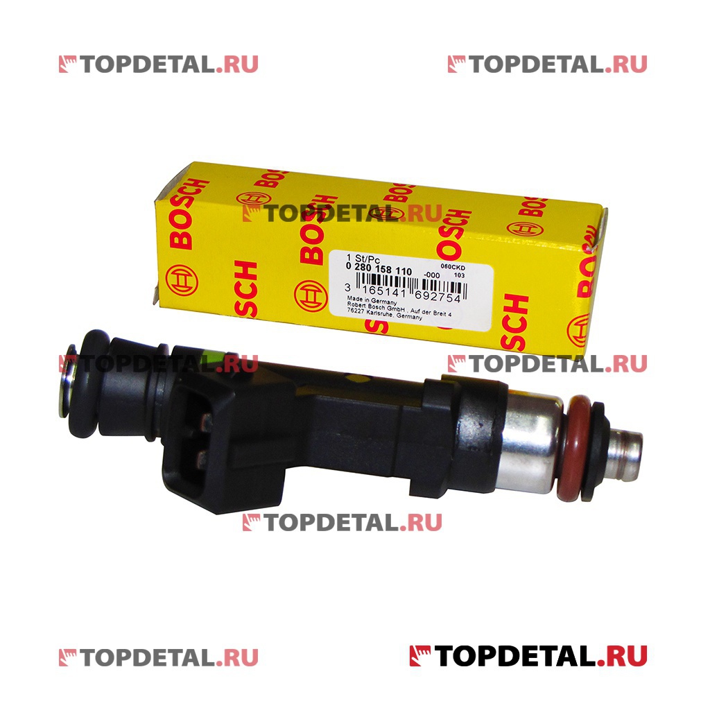 Форсунка топливная ВАЗ-2108-21099,2110-2112 (инжектор)(М1.5.4, МР 7.0) BOSCH