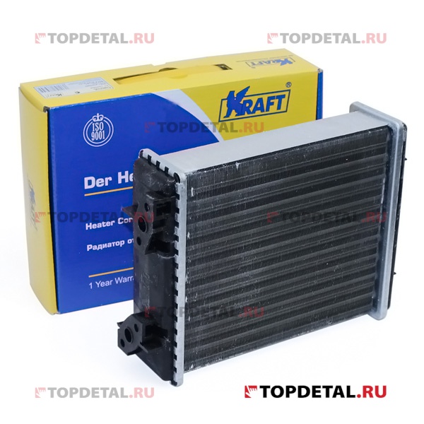 Радиатор отопителя ВАЗ-2101-07 (2-х рядный) алюминиевый KRAFT