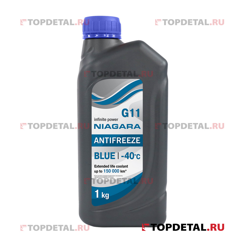 Жидкость охлаждающая "Антифриз" "Ниагара" G11 (синий) 1 кг