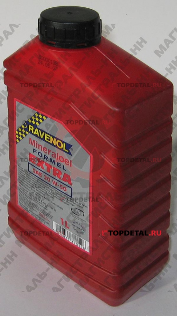 Масло "Ravenol" моторное 20W50 EXTRA 1л (минеральное)