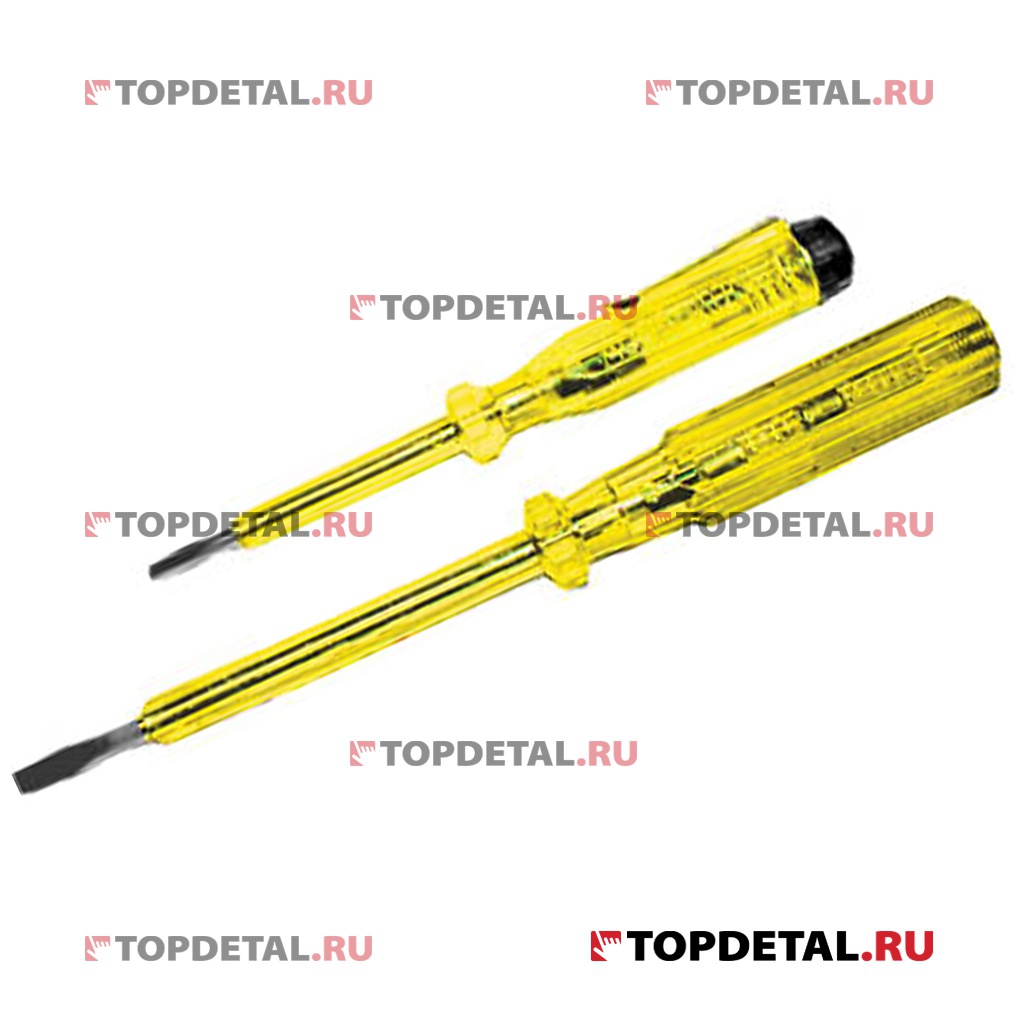 Отвертка индикаторная 190 мм FIT желтая ручка