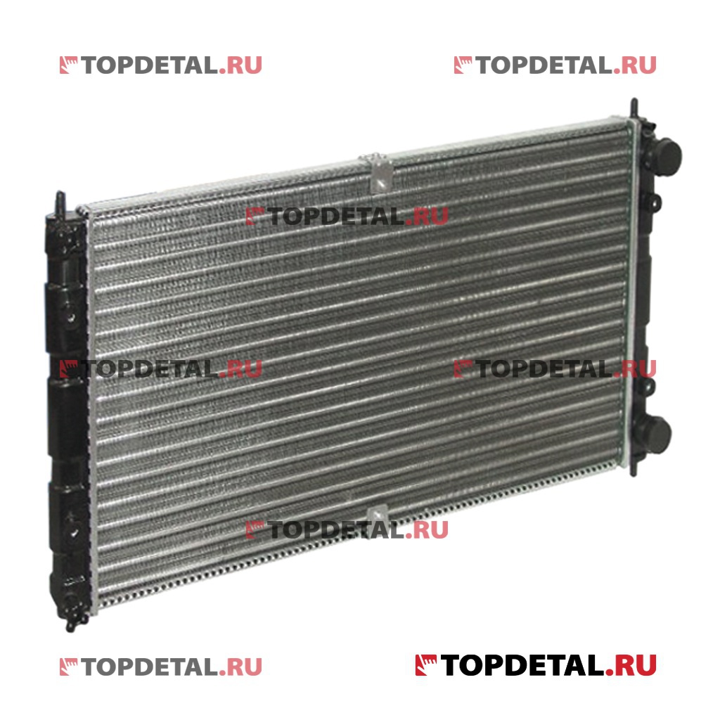Радиатор охлаждения (2-рядный) ВАЗ-2123, 2120 алюминиевый "Riginal"