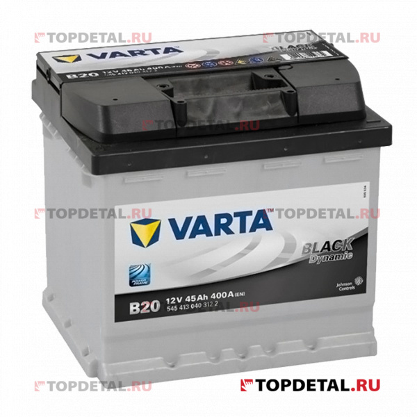 Аккумулятор 6СТ-45 VARTA Black Dynamic п.п. пуск.ток 400 А (207х175х190) клеммы евро