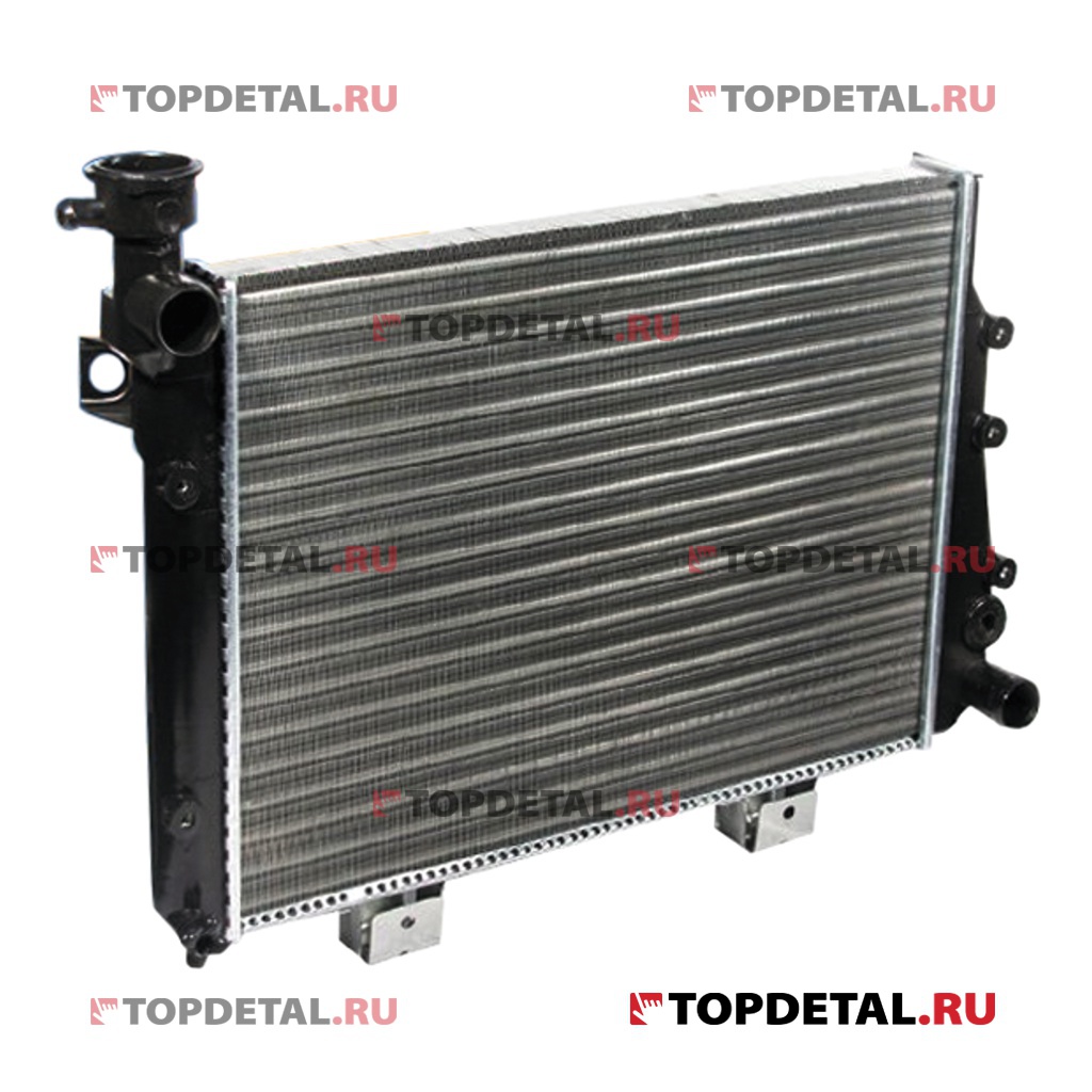 Радиатор охлаждения (2-рядный) ВАЗ-2104-07 алюминиевый "Riginal"
